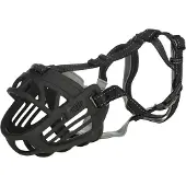 Trixie Munkorg Muzzle Flex, silicon XL, svart