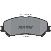 Textar Jarrupalasarja (4kpl), levyjarru 2234701