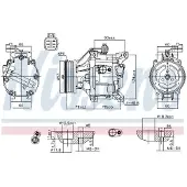 Nissens Kompressori, ilmastointilaite 890036