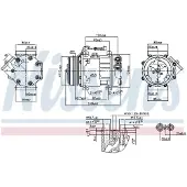 Nissens Kompressori, ilmastointilaite 89347