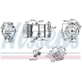 Nissens Kompressori, ilmastointilaite 890339