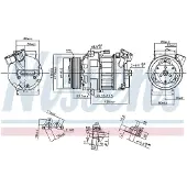 Nissens Kompressori, ilmastointilaite 890269
