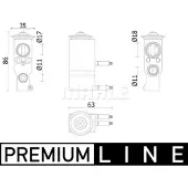 MAHLE ORIGINAL Laajennusventtiili