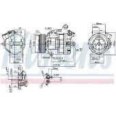 Nissens Kompressori, ilmastointilaite 890138