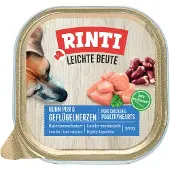Rinti 9x300g Leichte Beute kana & siipikarjan sydän koiran märkäruoka