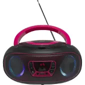 Denver Bluetooth-kaiutin - - TCL-212BT - Vaaleanpunainen - Stereo - AUX, USB, CD