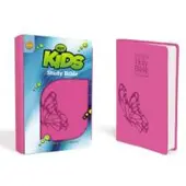 Zondervan KJV, Kids Study Bible, Leathersoft, Pink