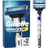 Gillette Mach3 Turbo hyvel + 2 blad