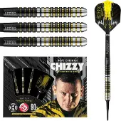 Harrows Darts Chizzy 90% Softip, 3 kpl, musta, kulta