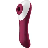 Satisfyer Dual Crush 2-in-1 klitorisimassain + G-pistevibraattori (punainen)