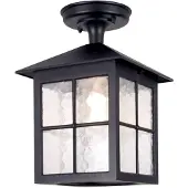 Elstead Lighting Ulkokattolamppu Winchester BL18A Winchester, himmennettävä, Musta, Metalli, Antiikki,