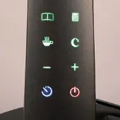 Aluminor Led pöytävalaisin Zig, himmennettävä, Musta, Työhuone/toimisto, Metalli, Moderni
