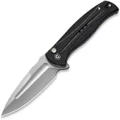 CIVIVI Incindie C23053-3 Stonewashed 14C28N, Black G10 pocket knife