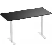 MaxMount Säädettävä Työpöytä 1600x700mm - Valkoinen/Musta