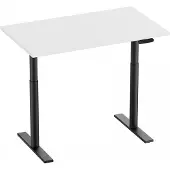 MaxMount Premium Sähköpöytä 1200x700mm - Musta/Valkoinen