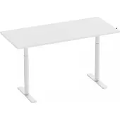 MaxMount Säädettävä Työpöytä (160 x 70 cm) - Valkoinen