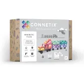 Connetix Pastel Transport Rakennuspeli 50 Kappaletta