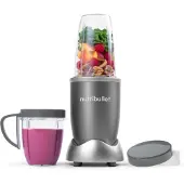 NutriBullet Original NB606DG smoothie blender 600 W 2 To Go cups 700 ml and 525 ml BPA-free Tritan silver/gray (0C22300024)