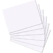 Herlitz 10835809, Valkoinen, 170 g/m², 100 kpl