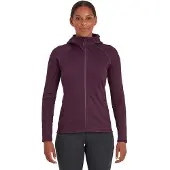 Montane F Protium Hoodie, fleecetakki, naiset, tummanvioletti