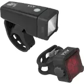 Axa Niteline T4-r Led Usb Pyöräilylamppusarja