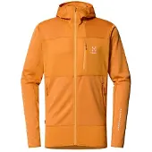 Haglöfs Men's L.I.M Mid Fast Hood Desert Yellow Välikerrospuserot S
