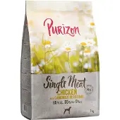Purizon 4x1kg Adult Single Meat kana, kamomillankukka ja kurpitsa koiranruoka