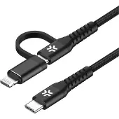 Celly Usbc2in1bk Usb-c - Lightning Sovitin 2 M