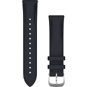 Garmin Vivomove Luxe sininen Quick release -nahkaranneke 20mm 010-12924-20