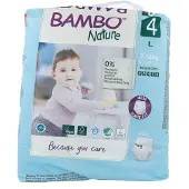 Bambo Nature Lasten vaippa, housuvaippa, ympäristömerkitty, Pants, 4 - (5 kpl)