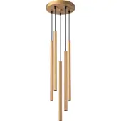 Valotorni Pastelo riippuvalaisin 5xG9 25cm kulta
