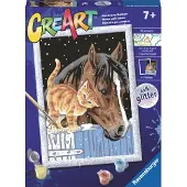 Ravensburger Stable Friends Paint by Numbers Kit lapsille - 20217 - Maalaustaiteen ja käsityön 7-vuotiaille ja sitä vanhemmille