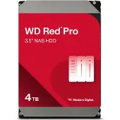 Qnap 4TB WD Red Pro, sisäinen 3.5" kiintolevy, SATA III, 7200 rpm, 256MB