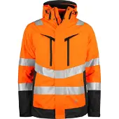 Projob 6445 Tekninen Takki 3-In-1 En Iso 20471 Luokka 3/2 - Orange/Black - L