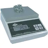 Wedo 50 7012, Sähkövaaka ammattikäyttöön, 12 kg, Vaaleanharmaa, 1 g, Ruostumaton teräs, Kosketus (507012)