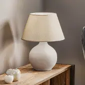 ONLI Pöytävalaisin Sfera , Alumiini/harmaa/sinkki, Olohuone/ruokailutila, Tekstiili/kangas/silkki
