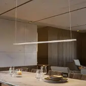 Quitani Led riippuvalaisin Talon , himmennettävä, Alumiini/harmaa/sinkki, Keittiö, Alumiini, Moderni