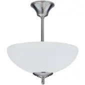 BERLINER MESSINGLAMP Kattovalaisin ANNI, himmennettävä, Alumiini/harmaa/sinkki, Olohuone/ruokailutila, Lasi, Antiikki