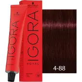 Schwarzkopf Professional IGORA Royal hiusväri sävy 4-88 Medium Brown Red Extra 60 ml