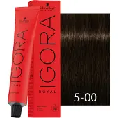 Schwarzkopf Professional IGORA Royal hiusväri sävy 5-00 Light Brown Natural Extra 60 ml