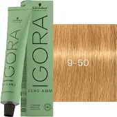 Schwarzkopf Professional IGORA ZERO AMM kestohiusväri ammoniakiton sävy 9-50 60 ml