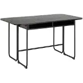 Ebuy24 Pöytä Darlington, 140x80x77 cm, musta