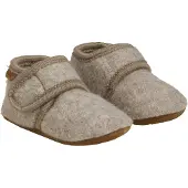 En fant Baby Wool Slippers - Grey - 17-18