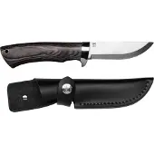 ØYO Oyo Tuv Knife W/ Leather Sheath, ulkoveitsi, harmaa