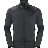 Jack Wolfskin Men's Kammweg Full Zip Phantom Välikerrospuserot S