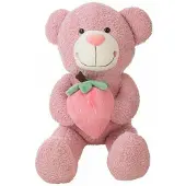 Big Buy Cooking Teddy Bear Strawberry 90 cm