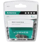 Vivanco 48/00 01M coaxial connector F-type 1 pc(s) (48011)