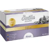 Smilla 12x85g Deluxe Mousse lajitelma kissan märkäruoka