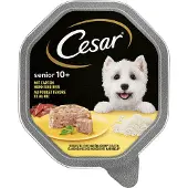 Cesar 14x150g Senior 10+ kana ja riisi koiran märkäruoka