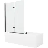 Mexen Kylpyamme Cube paneeleilla ja lasiseinällä, 170x80 cm + 120 cm (II)